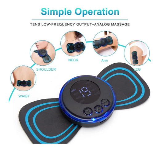 MINI ELECTRIC EMS MASSAGER FOR MUSCLES RELAXATION