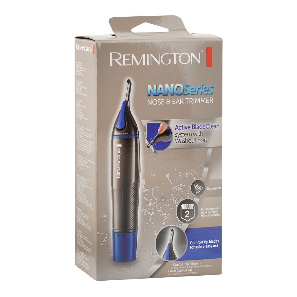 Remington Nano Series Nose & Ear Trimmer, Showerproof, NE3850