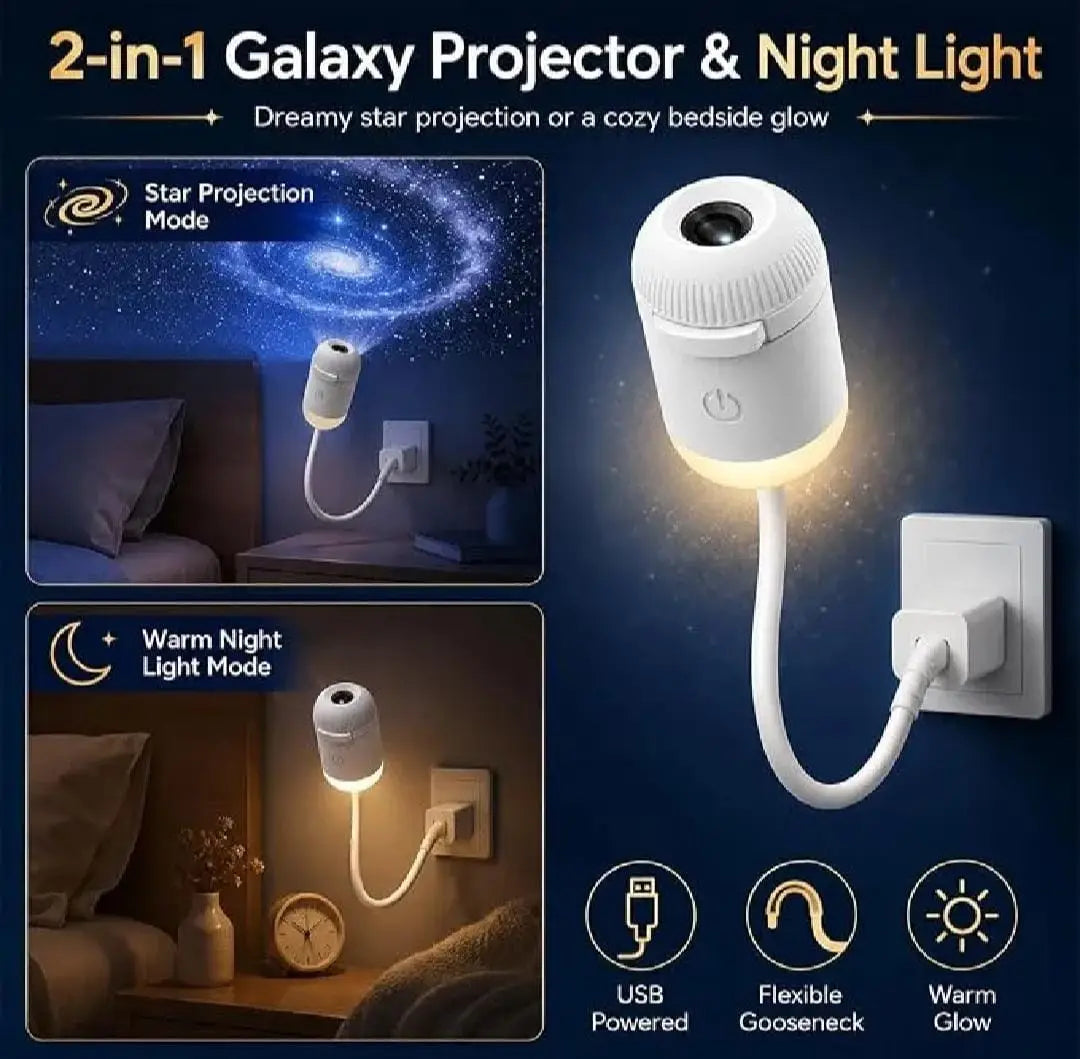 Earth & Moon Light Projector
