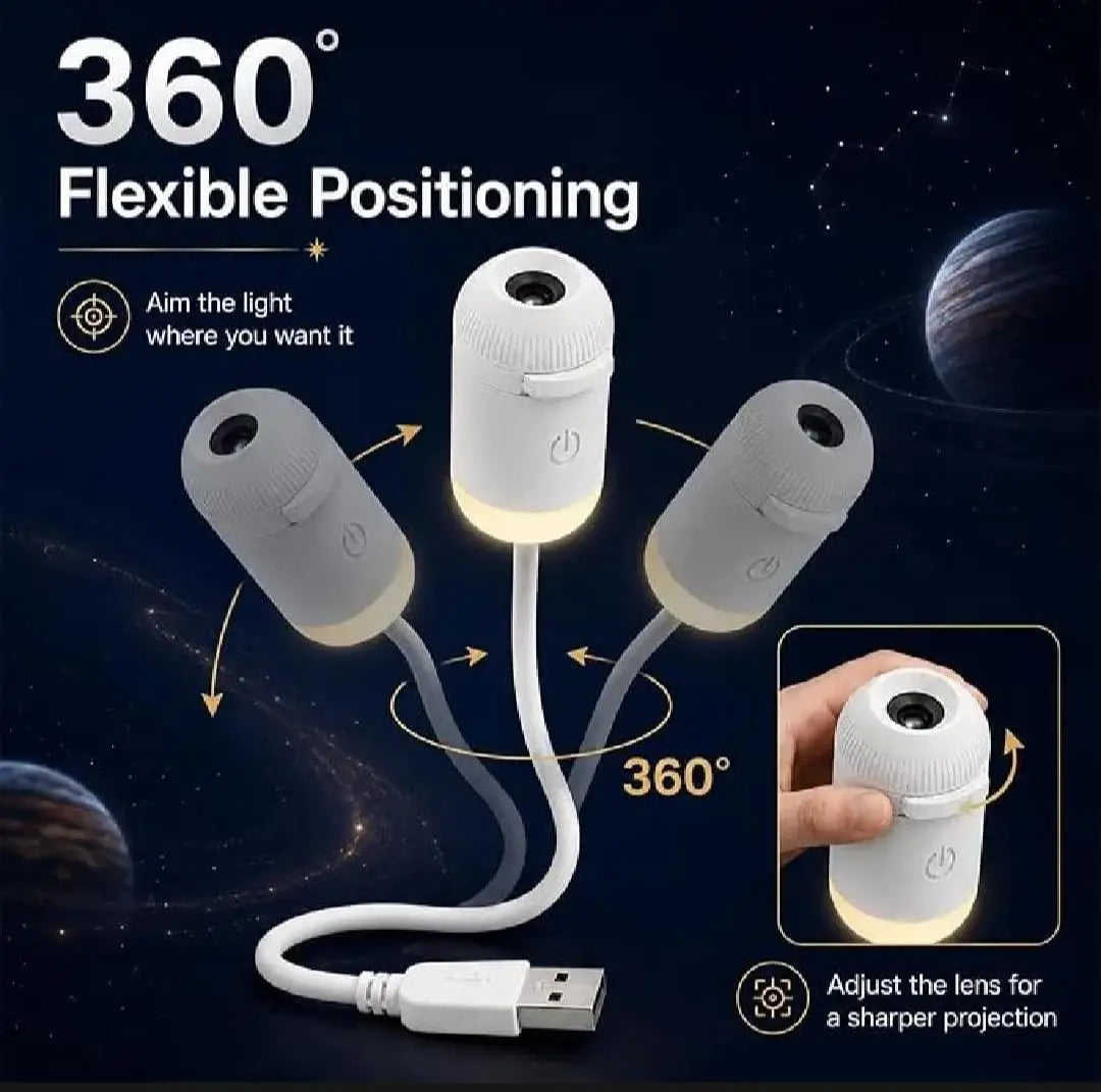 Earth & Moon Light Projector