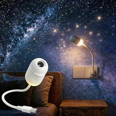 Earth & Moon Light Projector
