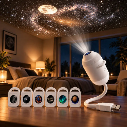 Earth & Moon Light Projector